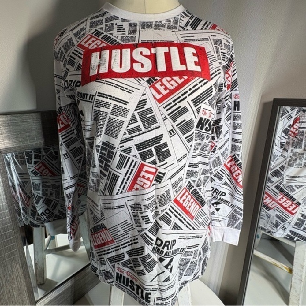 Launder Bailey apparel Hustle Legend t-shirt for men size large